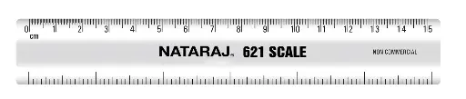 Nataraj - 621 Transparent 15 cm Scale