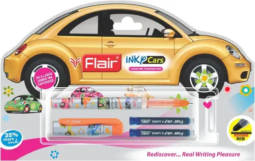 Flair inky - Cars Liquid ink fountain pen