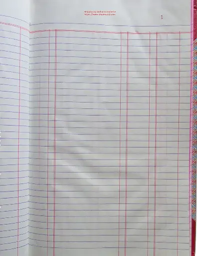 Account Note book Longsize